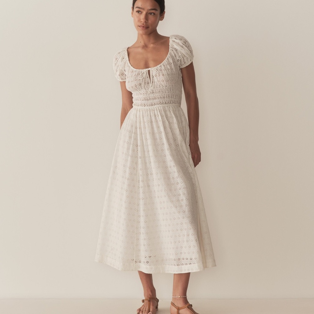 NWT Doen Quinn Eyelet Dress Small